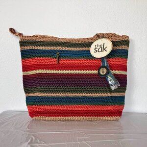 NWT The Sak striped shoulder bag